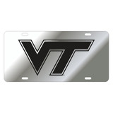 Virginia Tech TAG (LASER SIL/BLK VT (34350))