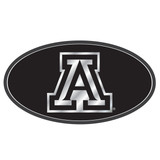 Arizona Wildcats Hitch Cover (DOMED MIR BLK/SIL AZ HITCH (28517))