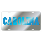 North Carolina TAG (LASER SIL/BLU CAROLINA (30044))