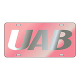 Alabama Birmingham Blazers Tag (LASER PINK/SIL UAB TAG (27558))