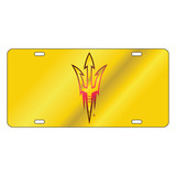 Arizona State Sun Devils Tag (LASER YEL/WINE PITCHFORK TAG (26722))