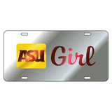 Arizona State Sun Devils Tag (LASER SIL ASU GIRL TAG (26679))