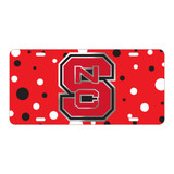 North Carolina State TAG (LASER POLKA DOT NCS TAG (26245))