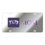 Texas Christian (TCU) TAG (LASER SIL/PUR TCU MOM TAG (22885))