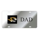 Missouri TAG (LASER SIL TIGER HEAD DAD TAG (22707))