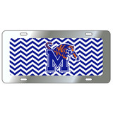 Memphis Tag (CHEVRON STRIPE M TIGER TAG (22227))