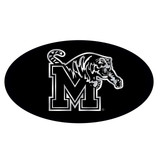 Memphis Hitch Cover (BLK/SIL M TIGER HITCH COVER (22126))