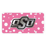 Oklahoma State TAG (LASER PINK POLKA DOT OSU TAG (21711))