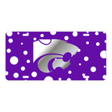 Kansas State TAG (LASER PUR POLKA DOT POWER CAT (21235))