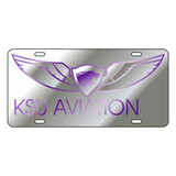 Kansas State TAG (LASER SIL/PUR KSU AVIATION (21094))