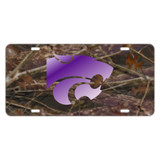 Kansas State TAG (LASER CAMO PUR CAT TAG (21126))