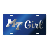 Middle Tennessee TAG (LASER BLU/SIL MT GIRL TAG (20828))