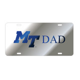 Middle Tennessee TAG (LASER SIL/BLU MT DAD TAG (20825))