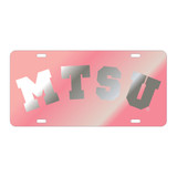 Middle Tennessee TAG (LASER PINK/SIL MTSU TAG (20560))