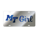 Middle Tennessee TAG (LASER SIL/BLU MT GIRL TAG (20827))
