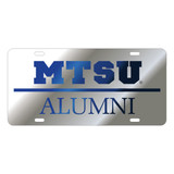 Middle Tennessee TAG (LASER SIL/BLUE MTSU ALUMNI TAG (20566))