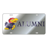 Kansas Tag (LASER SIL JAYHAWK ALUMNI (19123))