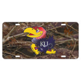 Kansas Tag (LASER CAMO JAYHAWK TAG (19115))