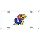 Kansas Tag (WHITE REFL JAYHAWK TAG (19001))