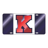 Kansas Tag (LASER KANSAS BLU/WHT/RED K TAG (19113))