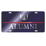 Kansas Tag (LASER BLUE MIRROR KU ALUMNI (19083))