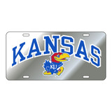 Kansas Tag (SILVER REFL KANSAS JAYHAWK TAG (19011))