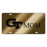 Georgia Tech Tag (LASER GOLD/BLACK GT MOM (18147))