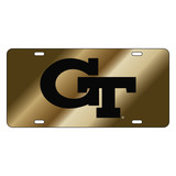 Georgia Tech Tag (LASER GOLD BLACK GT (18018))