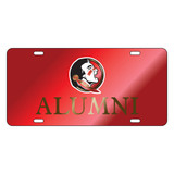 Florida State Seminoles Tag (LASER RED SEMINOLE ALUMNI TAG (17254))