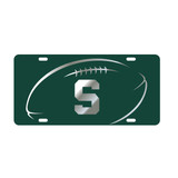 Michigan State Tag (LASER GRN/SIL S FB GRIP TAG (16598))