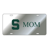 Michigan State Tag (LASER SIL/GRN S MOM TAG (16593))