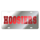 Indiana TAG (LASER SIL/RED HOOSIERS TAG (15608))