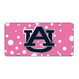 Auburn Tigers TAG (LASER PINK POLKA DOT AU TAG (12346))