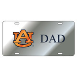 Auburn Tigers TAG (LASER SIL/BLU/ORG AU DAD (12306))