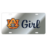 Auburn Tigers TAG (LASER SIL/BLU/ORG AU GIRL (12183))