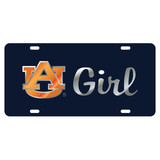 Auburn Tigers TAG (LASER BLU/SIL/ORG AU GIRL (12182))