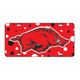 Arkansas Razorbacks TAG (LASER POLKA DOT HOG TAG (11211))