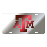 Texas A&M University Tags (Mirror Acrylic with Black Acrylic Logo (10755))