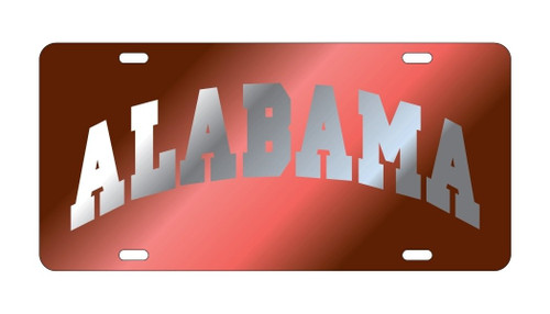 Alabama Crimson Tide Tag (LASER CRIM/SIL ALABAMA)