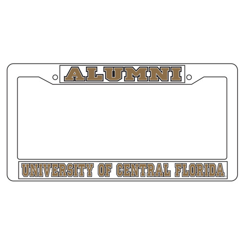 Central Florida Golden Knights Plate Frame (WHT PLATE FRAME UCF ALUMNI (29019))