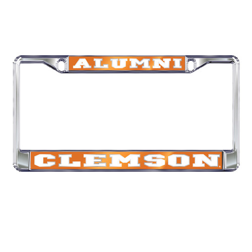 Clemson Tigers Plate Frame (MIRROR DOMED CLE ALUMNI FRAME (14145))