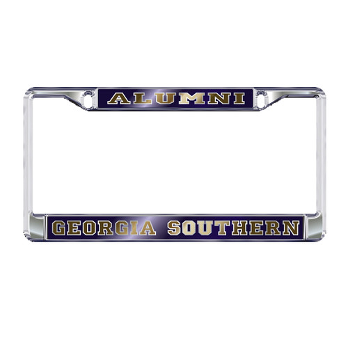 Georgia Southern Eagles Plate Frame (MIRROR DOMED GS ALUMNI FRAME_19603)