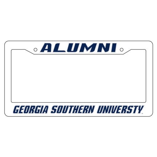 Georgia Southern Eagles Plate Frame (WHT PLATE FRAME GA SOUTH ALUMN (19528))