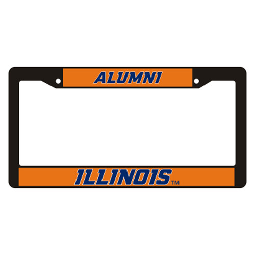 Illinois Plate_Frame (BLK PLATE FRAME ILLINOIS ALUMN (14511))
