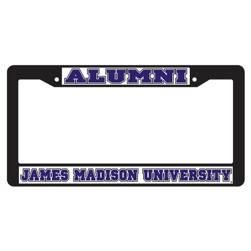 James Madison Plate Frame (BLK PLATE FRAME JMU ALUMNI (24519))