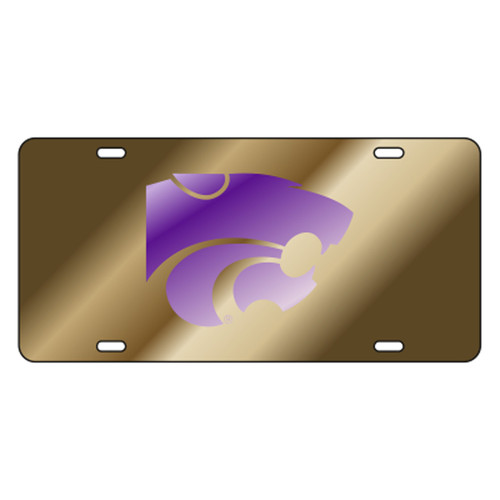 Kansas State TAG (LASER GOLD PURPLE CAT (21106))