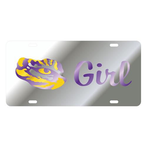 LSU TAG (LASER SIL TIGER EYE GIRL TAG (37312))