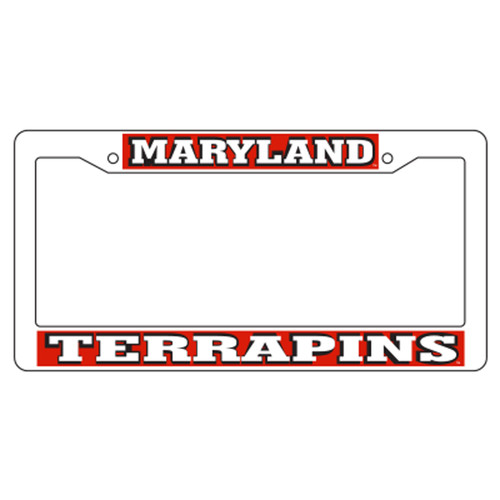 Maryland Plate Frame (WHT PLATE FRAME MD TERRAPINS (37515))