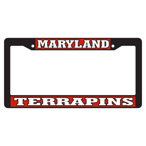 Maryland Plate Frame (BLK PLATE FRAME MD TERRAPINS (37514))