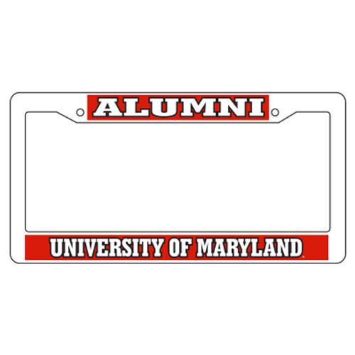 Maryland Plate Frame (WHT PLATE FRAME MD ALUMNI (37517))